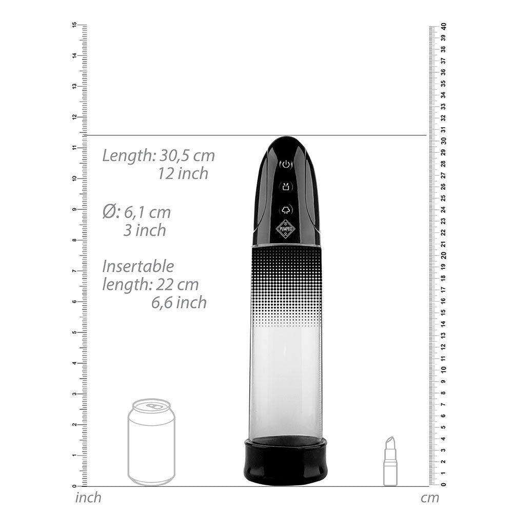 premium automatic rechargeable luv pump black