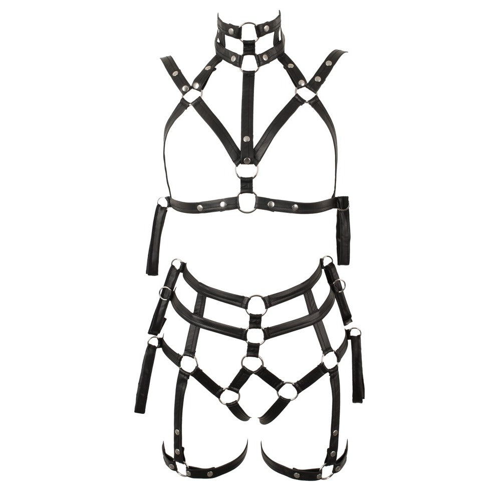 premium bad kitty 2 piece matt look bondage set