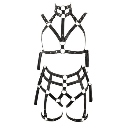 premium bad kitty 2 piece matt look bondage set
