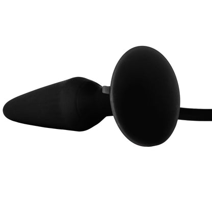 premium black booty call pumper silicone inflatable medium anal plug
