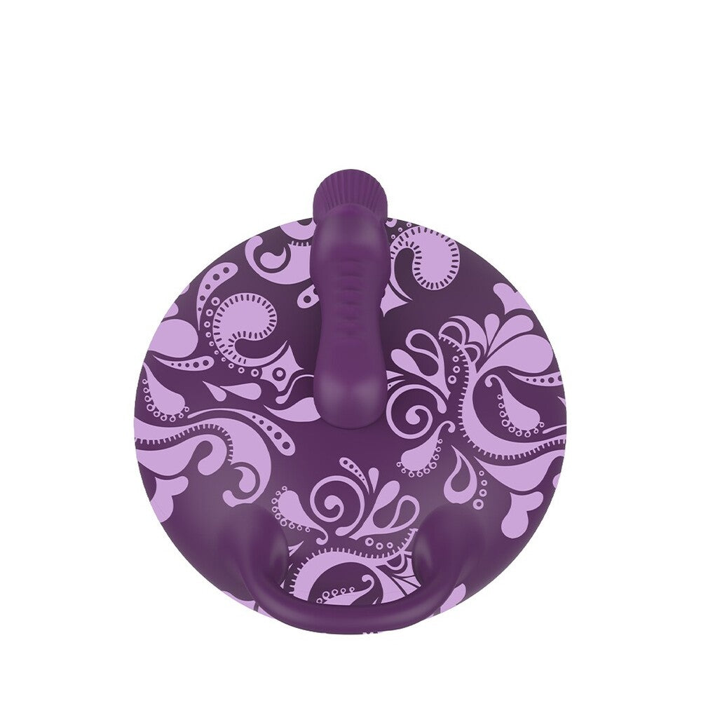 premium bouncy bliss sit on vibrator purple