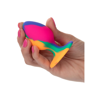 premium cheeky medium tie dye butt plug