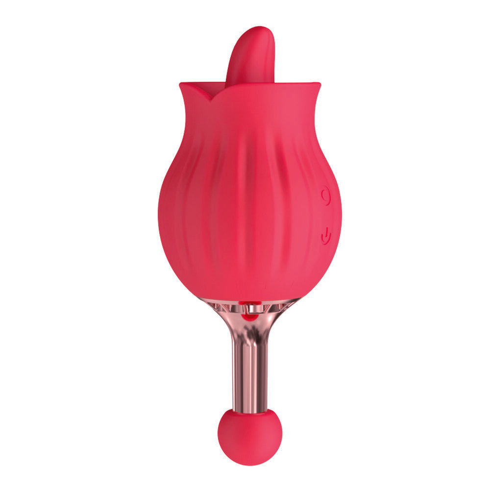 premium clittastic rose bud dual massager rechargeable