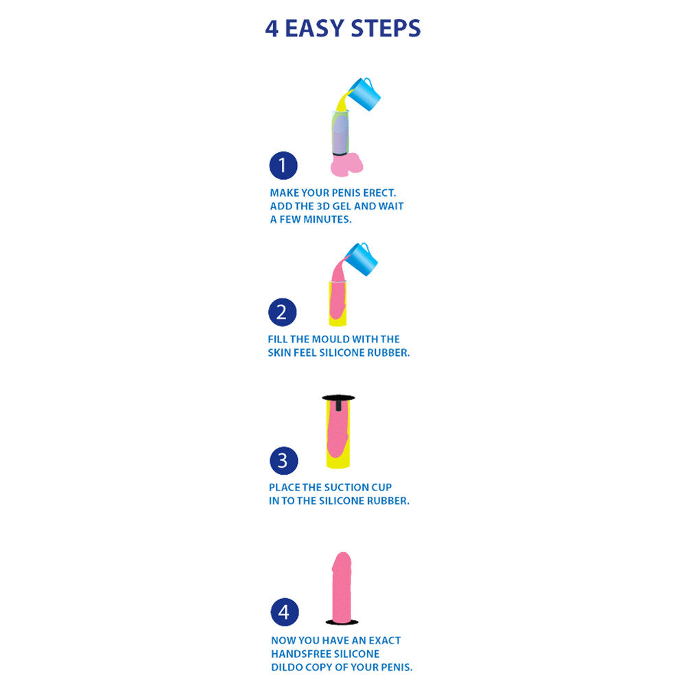 premium cloneboy cast your own personal dildo with suction cup