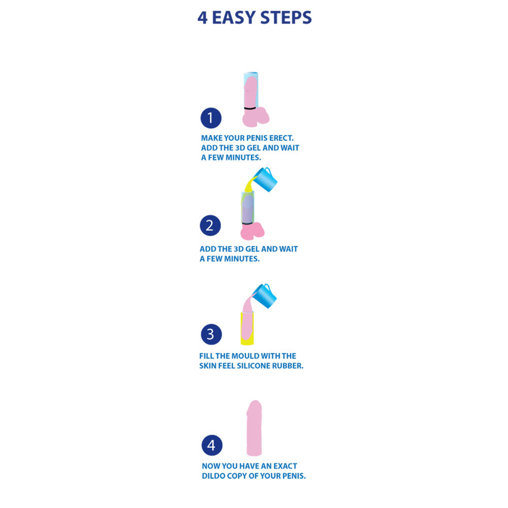 premium cloneboy cast your own personal vibrator flesh pink