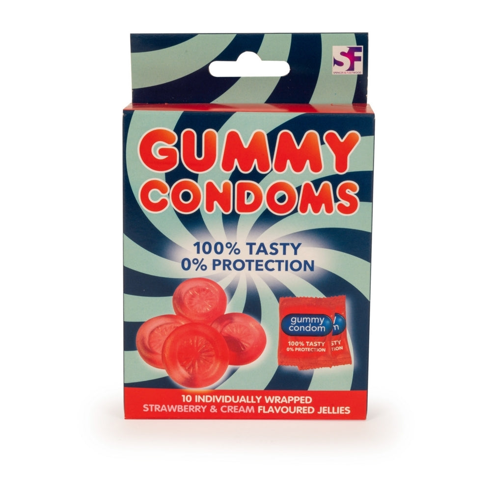 premium gummy condoms x10