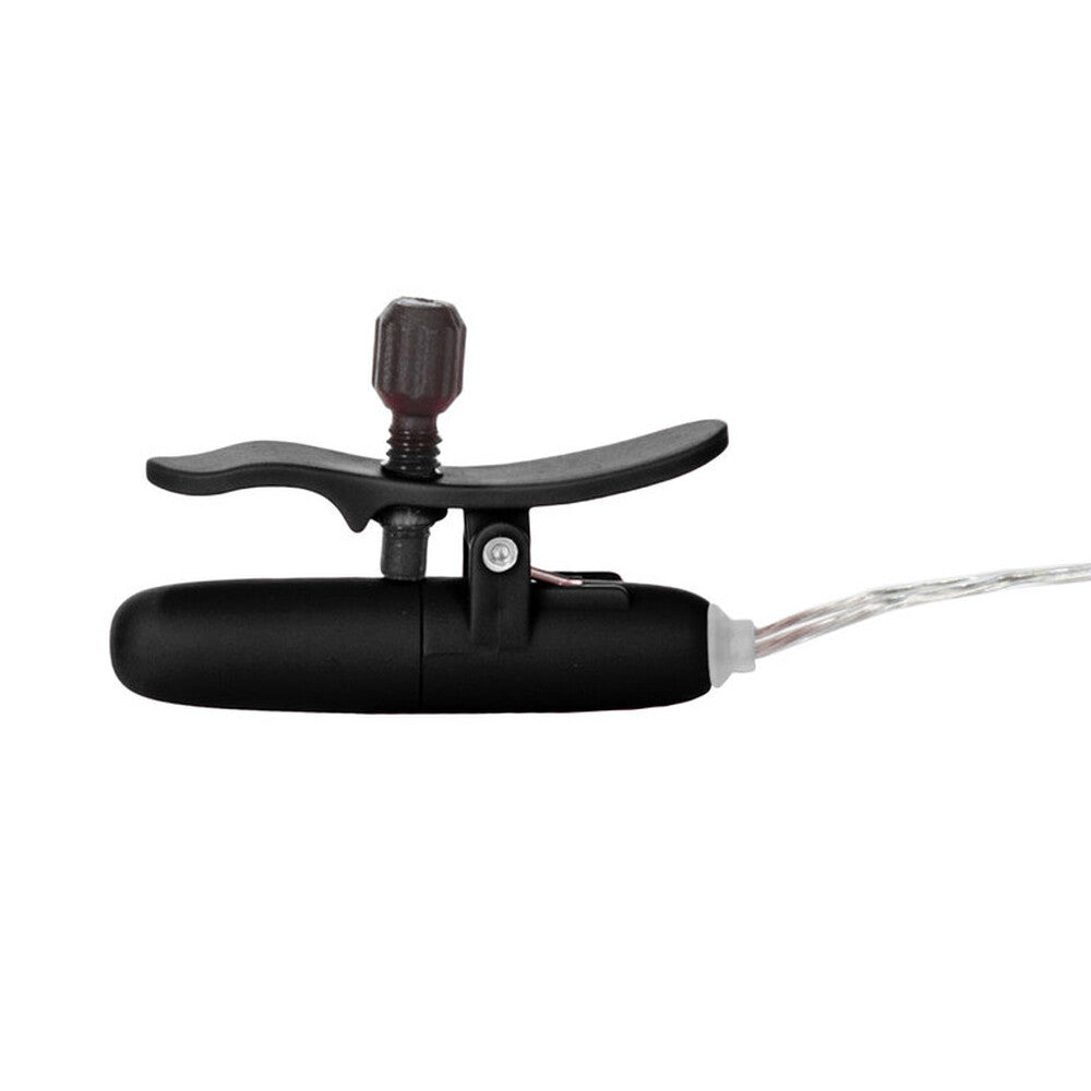 premium heated vibrating nipple teasers black