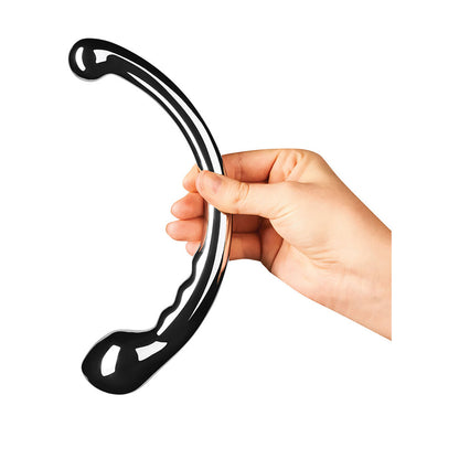 premium le wand hoop stainless steel dildo