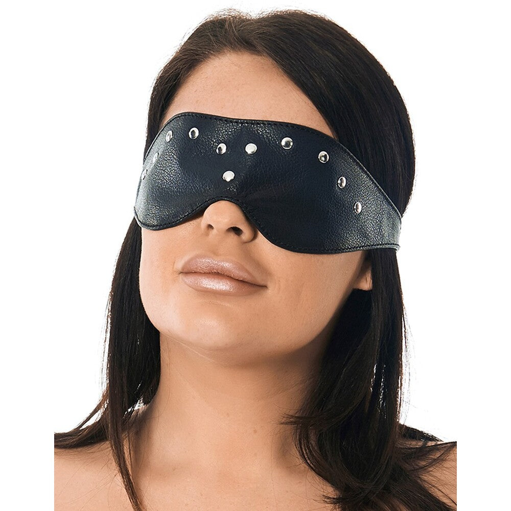 premium leather blindfold mask
