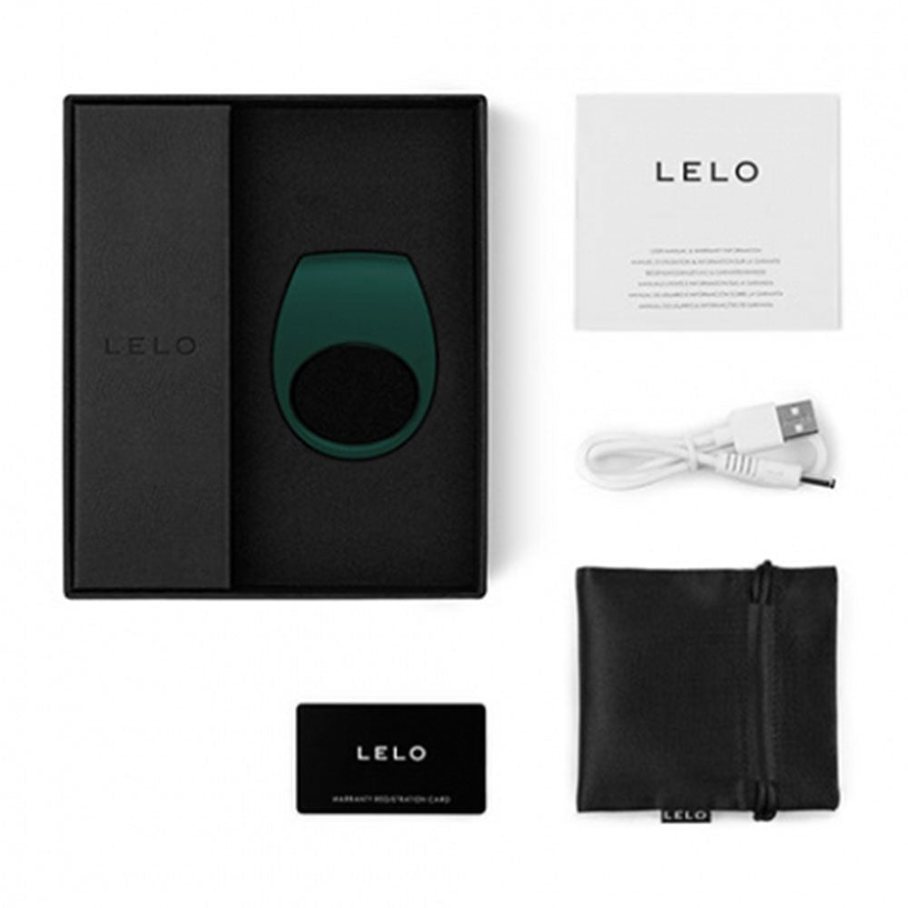 premium lelo tor 2 couples ring green