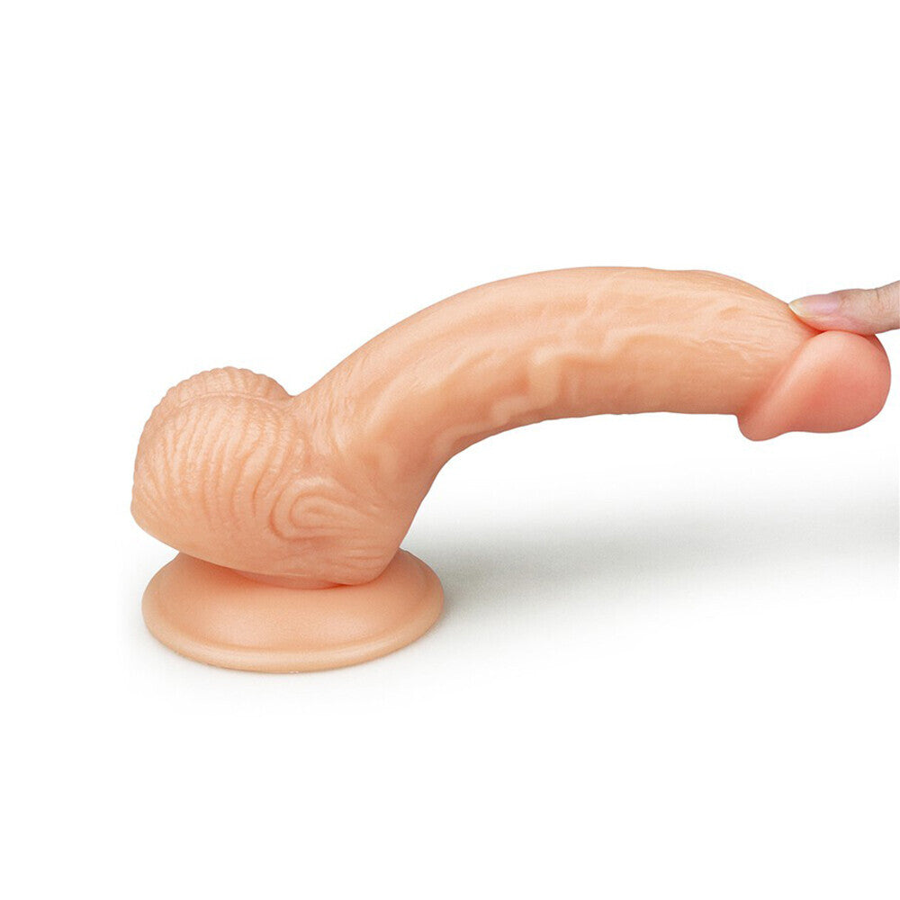 premium lovetoy 8 inch the ultra soft dude dildo