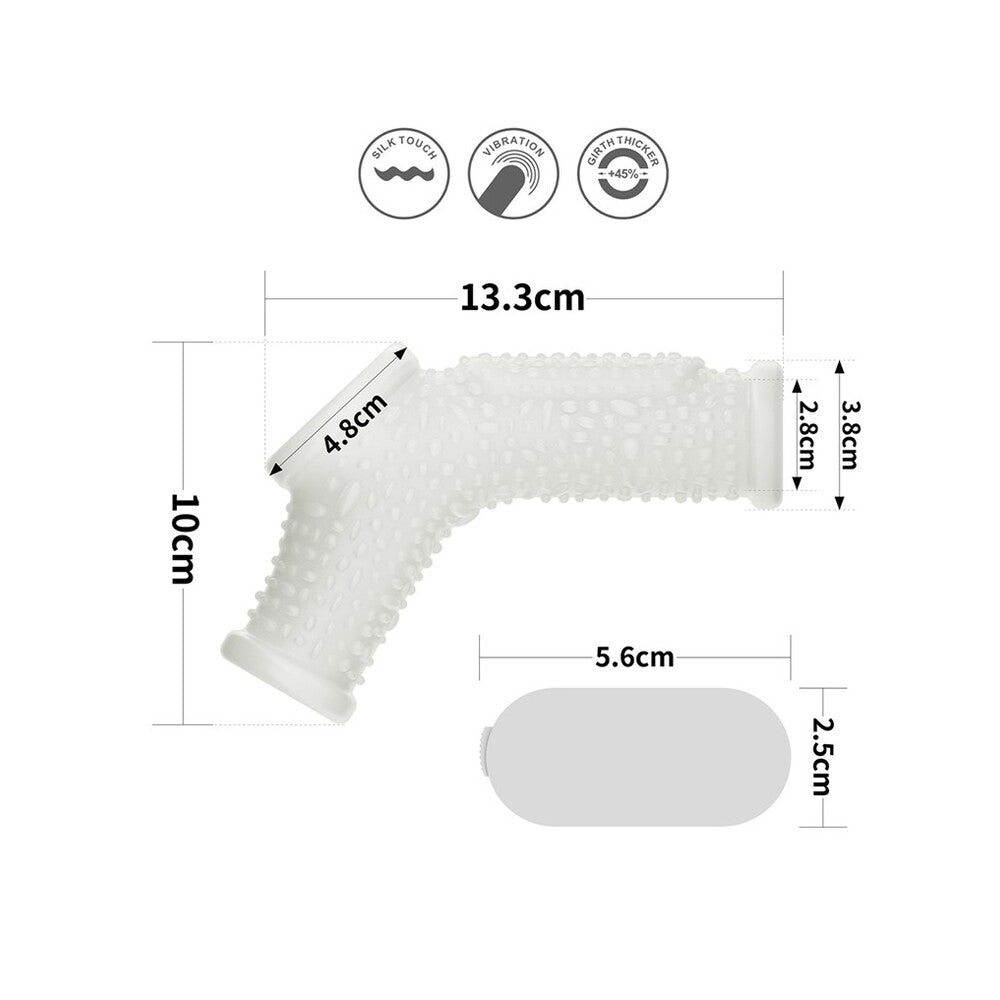 premium lovetoy drip knights ring vibrating penis sleeve