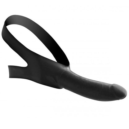 premium master series face strap on and mouth gag