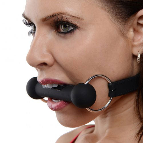 premium master series mr ed lockable silicone horse bit gag