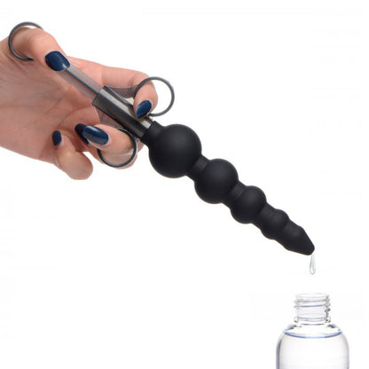 premium master series silicone graduated beads lube launcher
