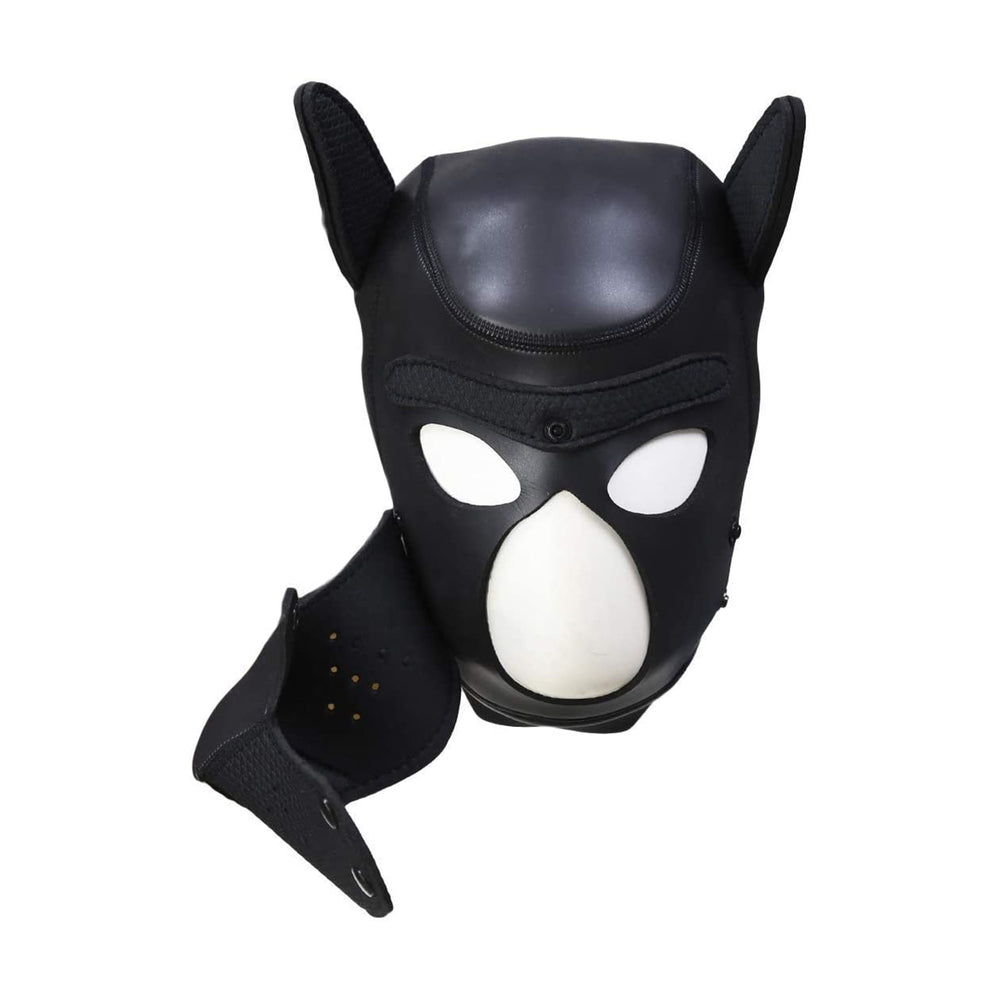 premium neoprene puppy mask puppy play