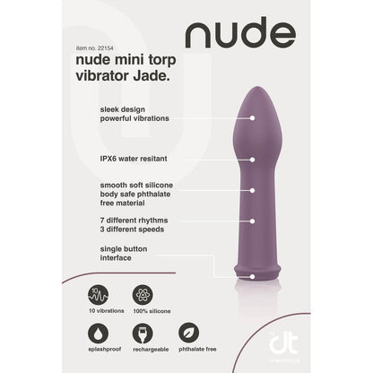 premium nude jade mini torp vibrator