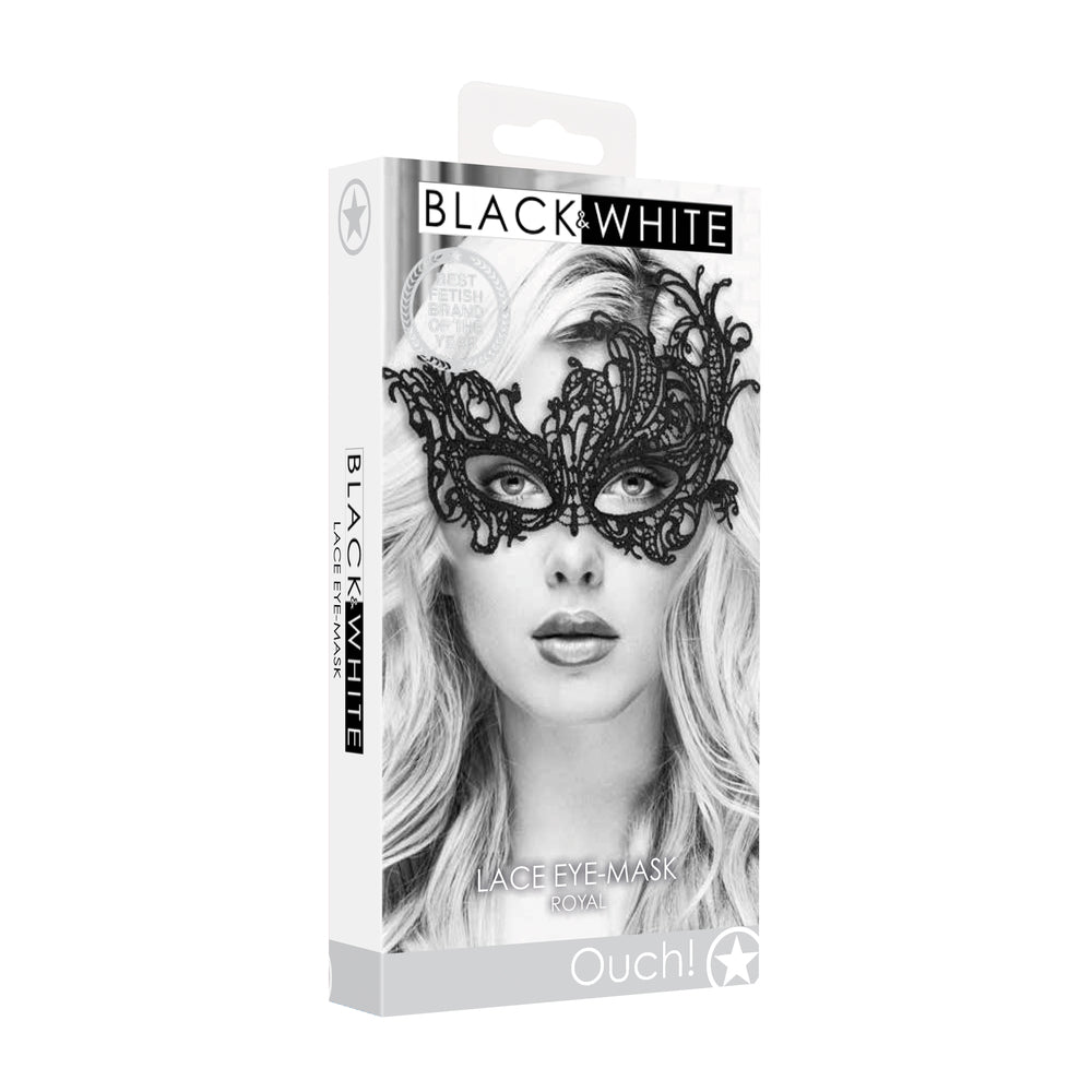 premium ouch lace eye mask royal