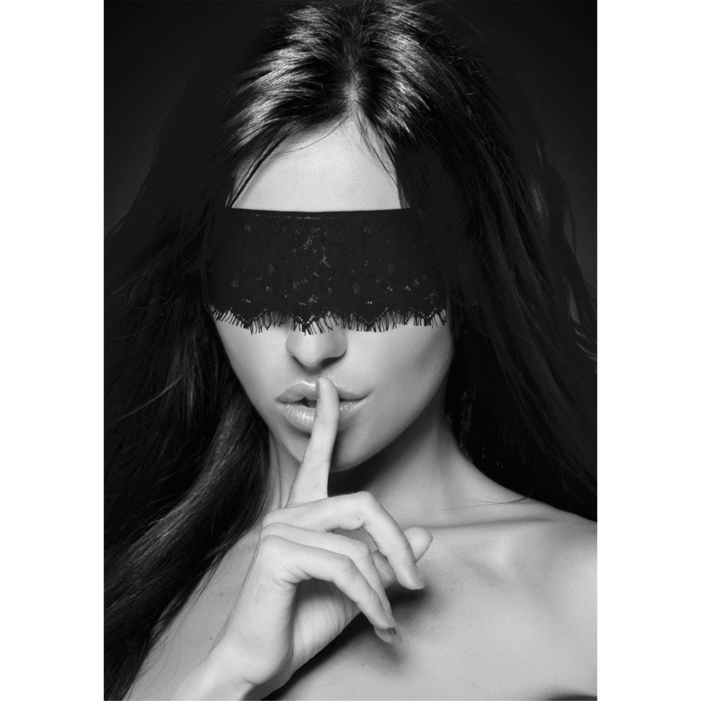 premium ouch lace mask with straps