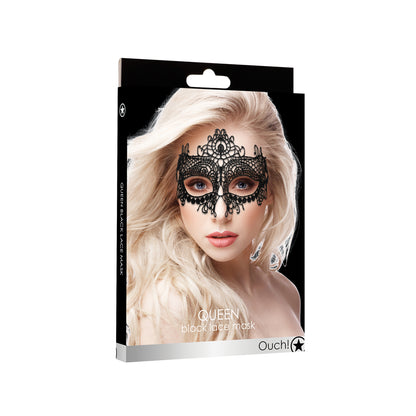 premium ouch queen black lace mask