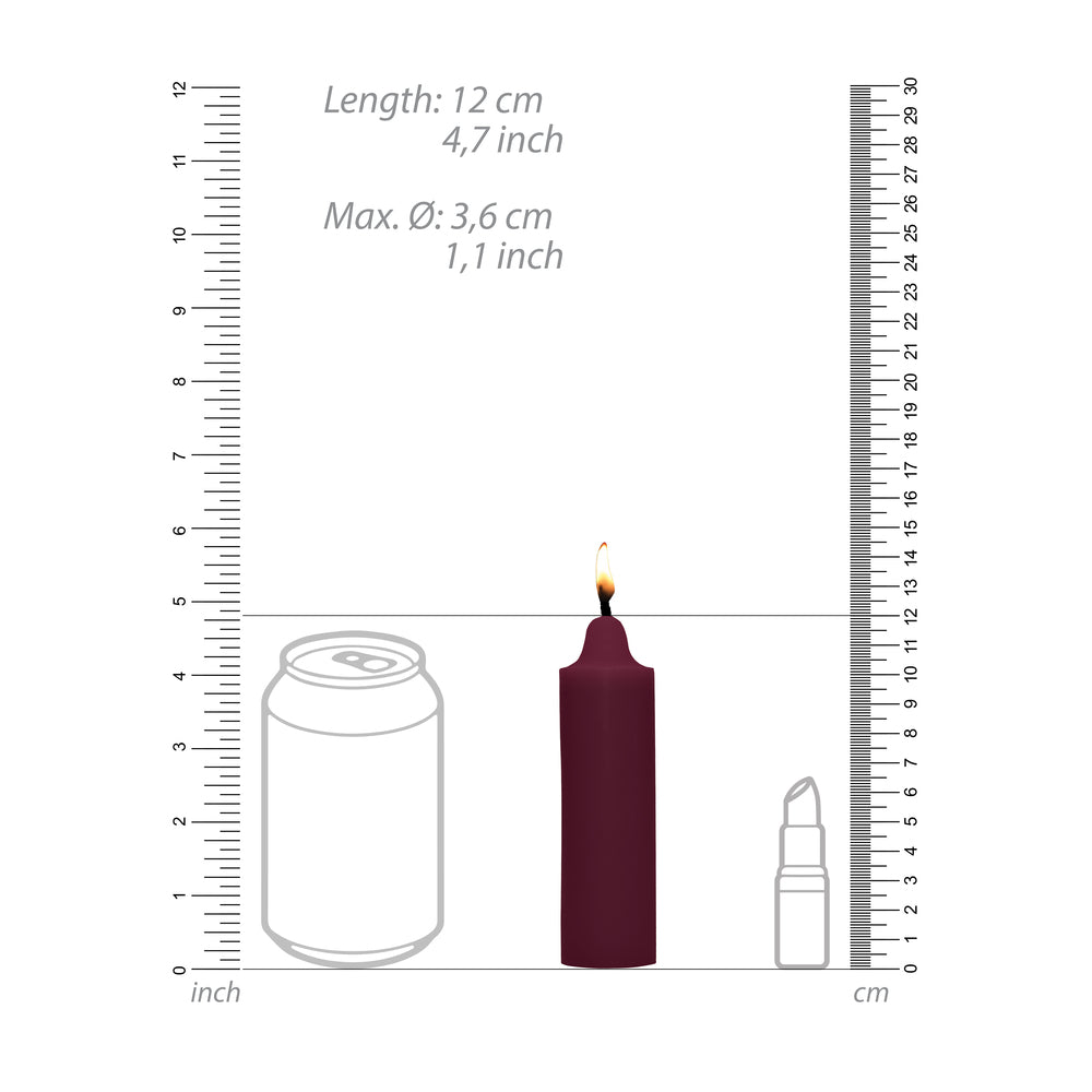premium ouch wax play candle rose scented