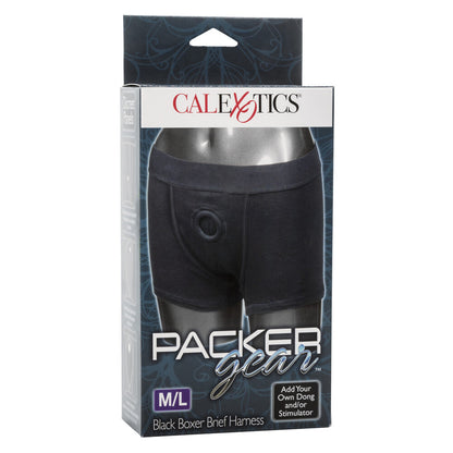 premium packer gear boxer harness black medium to largee