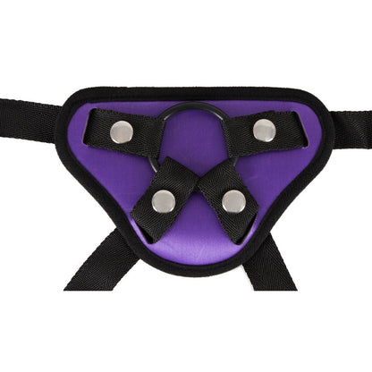 premium purple and black universal harness strap on