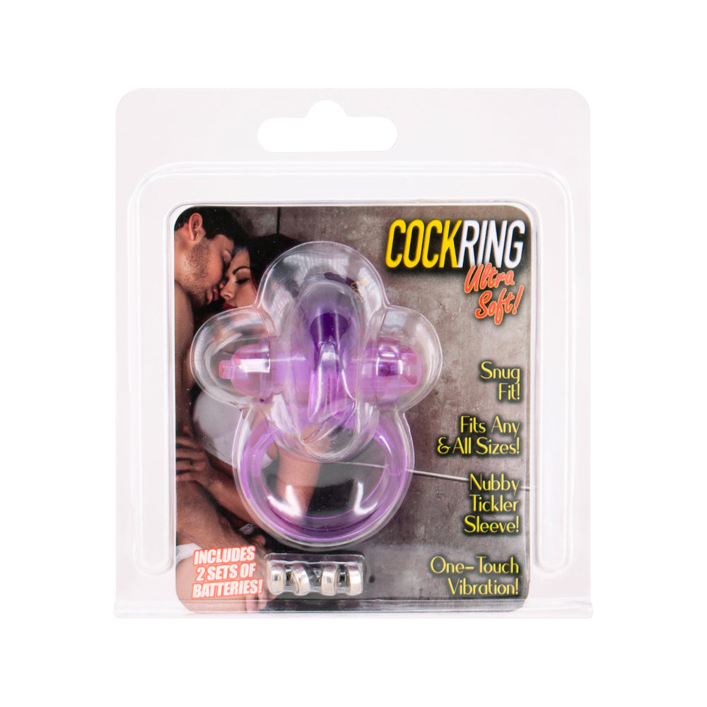 premium rabbit ultra soft vibrating cock ring