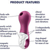 Satisfyer Lucky Libra Air Pulse Stim and Vibe
