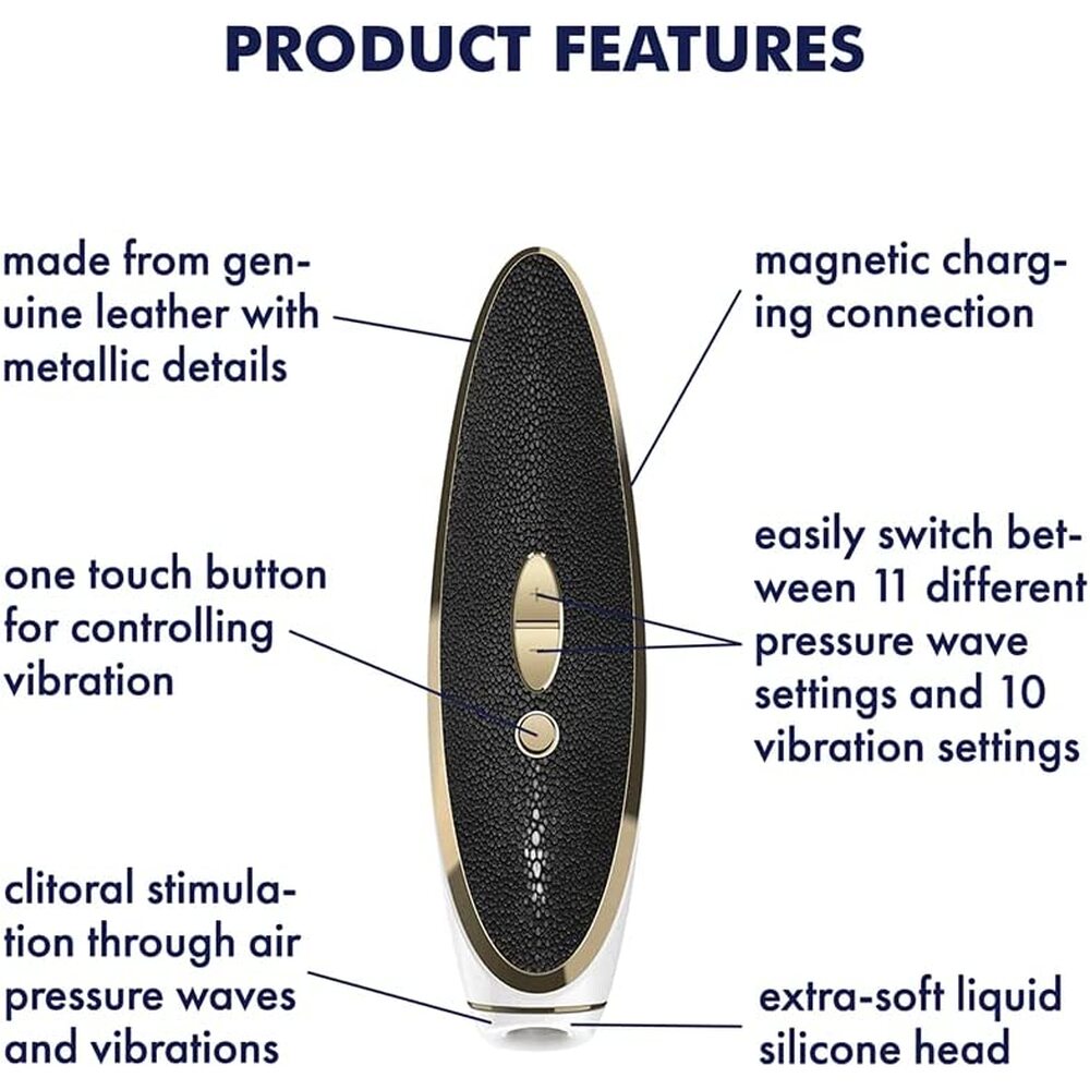 premium satisfyer luxury haute couture clitoral massager