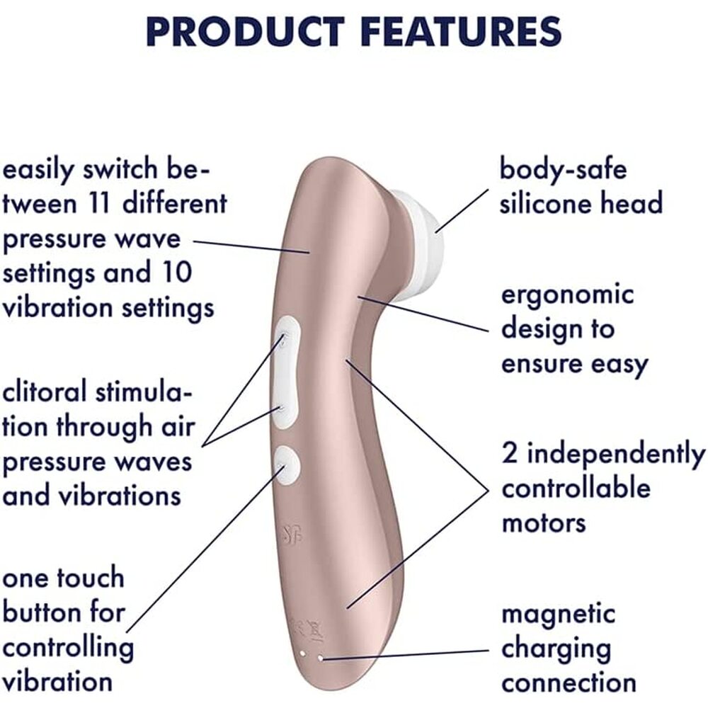 premium satisfyer pro 2 plus vibration clitoral massager