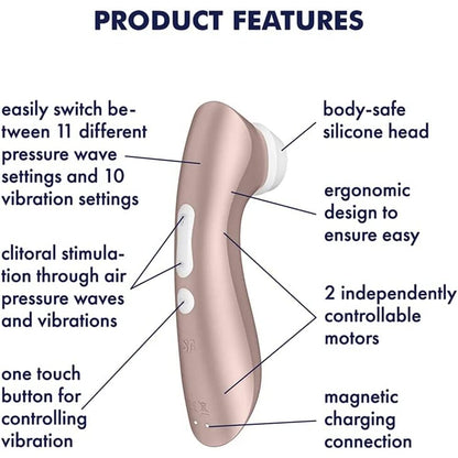 premium satisfyer pro 2 plus vibration clitoral massager