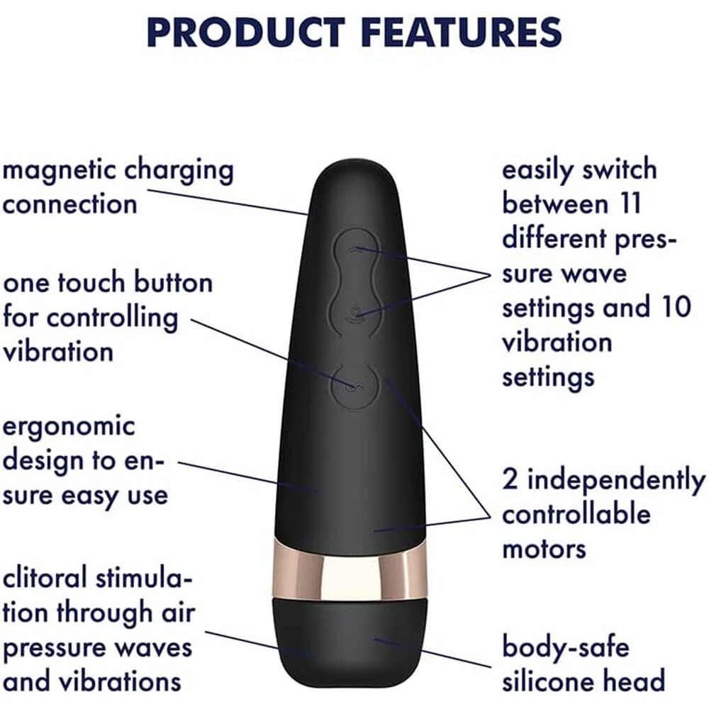 premium satisfyer pro 3 plus vibration clitoral massager