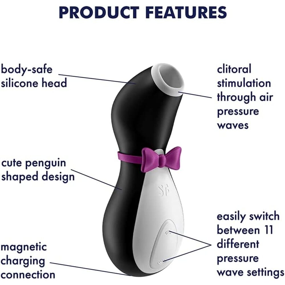 premium satisfyer pro penguin clitoral massager