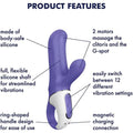 premium satisfyer vibes magic bunny rechargeable gspot vibrator
