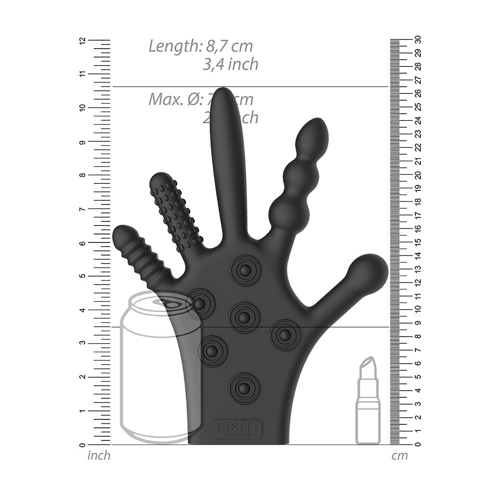 premium silicone stimulation glove