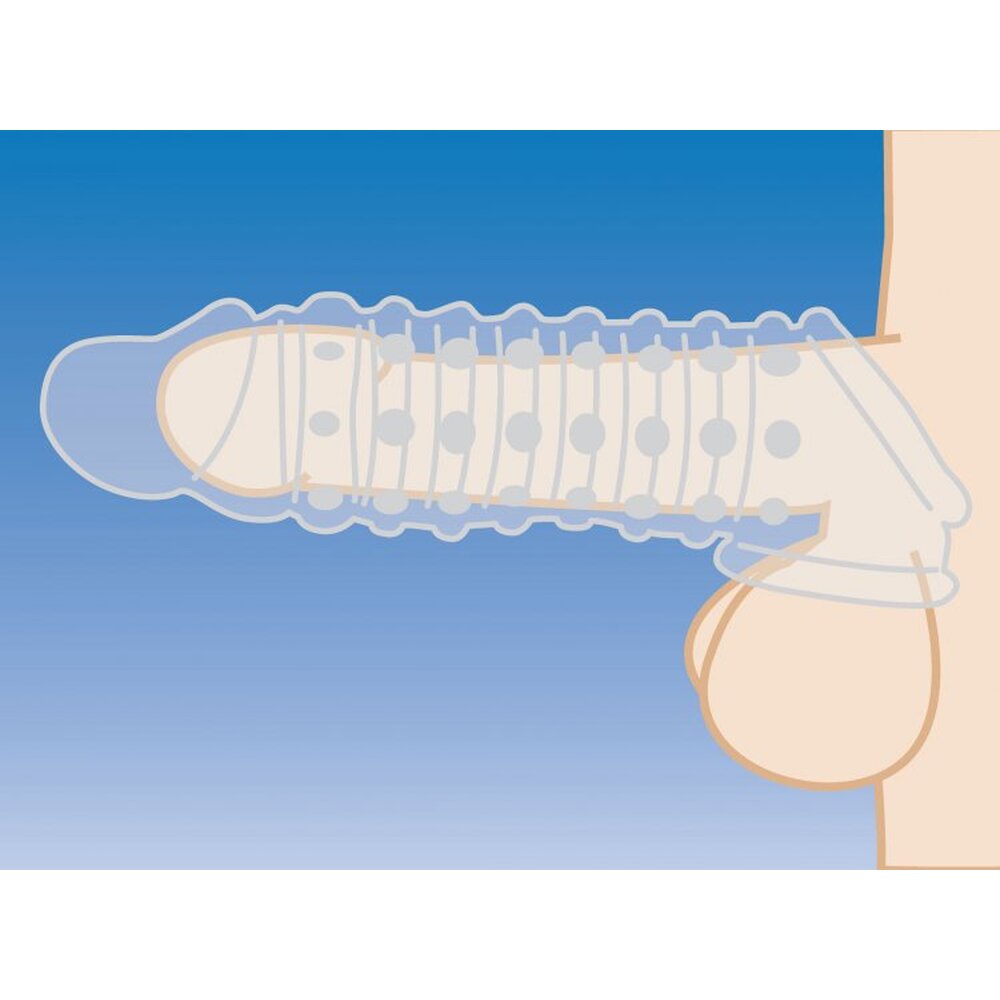 premium size matters penis enhancer sleeve 1 5 inches