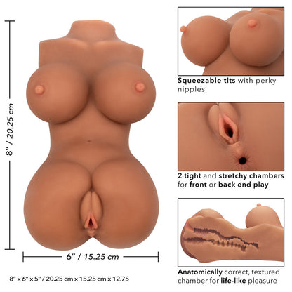 premium stroke it body banger flesh brown