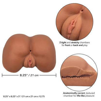 premium stroke it life size ass flesh brown