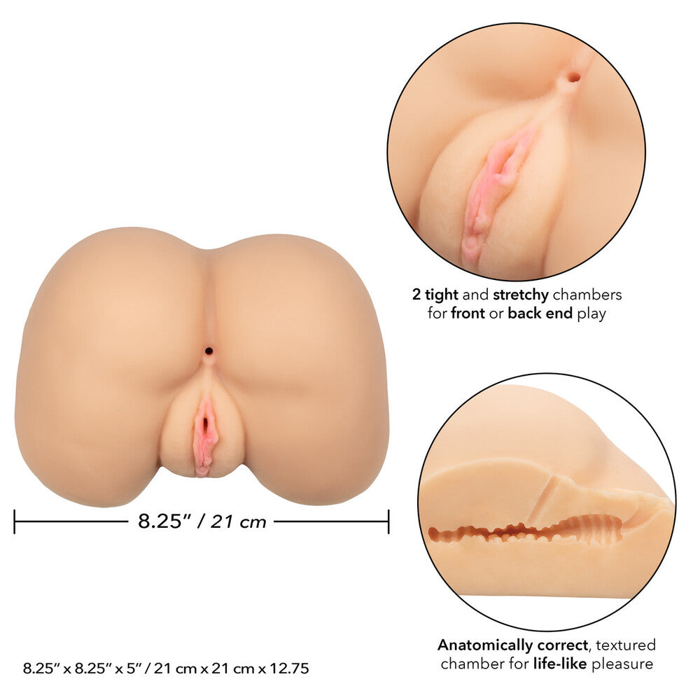 premium stroke it life size ass flesh pink