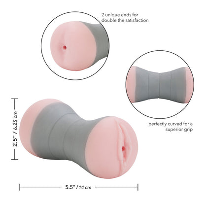 premium travel gripper pussy and ass masturbator