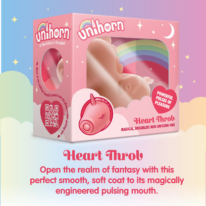 premium unihorn heart throb pulsating unicorn vibe