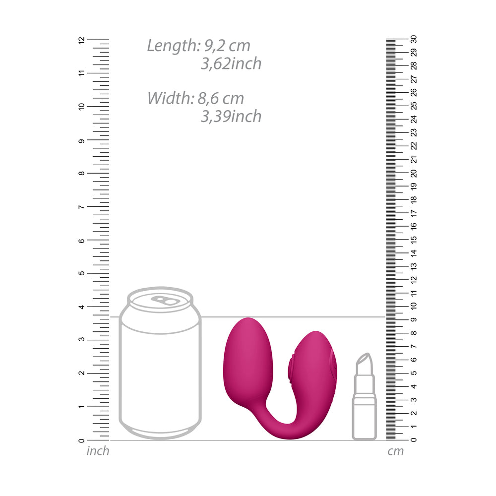 premium vive aika pulse wave and vibrating love egg pink