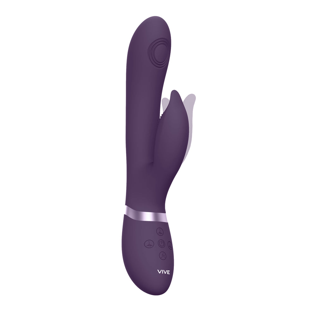 premium vive aimi pulse wave and vibrate g spot vibrator purple