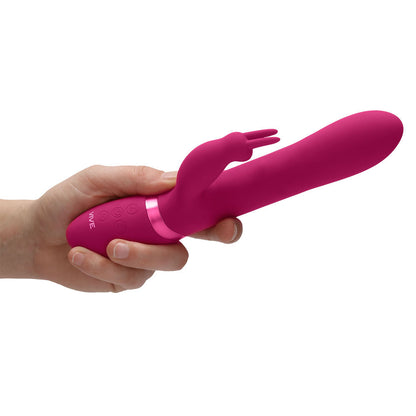 premium vive amoris pink rabbit vibrator with stimulating beads