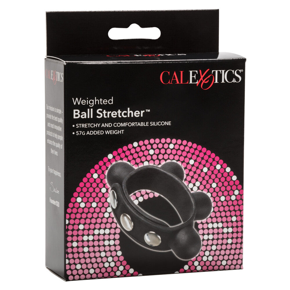 premium weighted ball stretcher cock ring