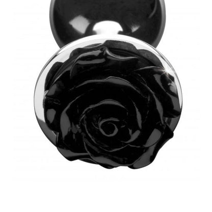 premium xr booty sparks black rose anal plug medium