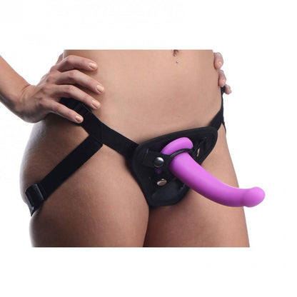 premium xr navigator u strap on gspot dildo and harness