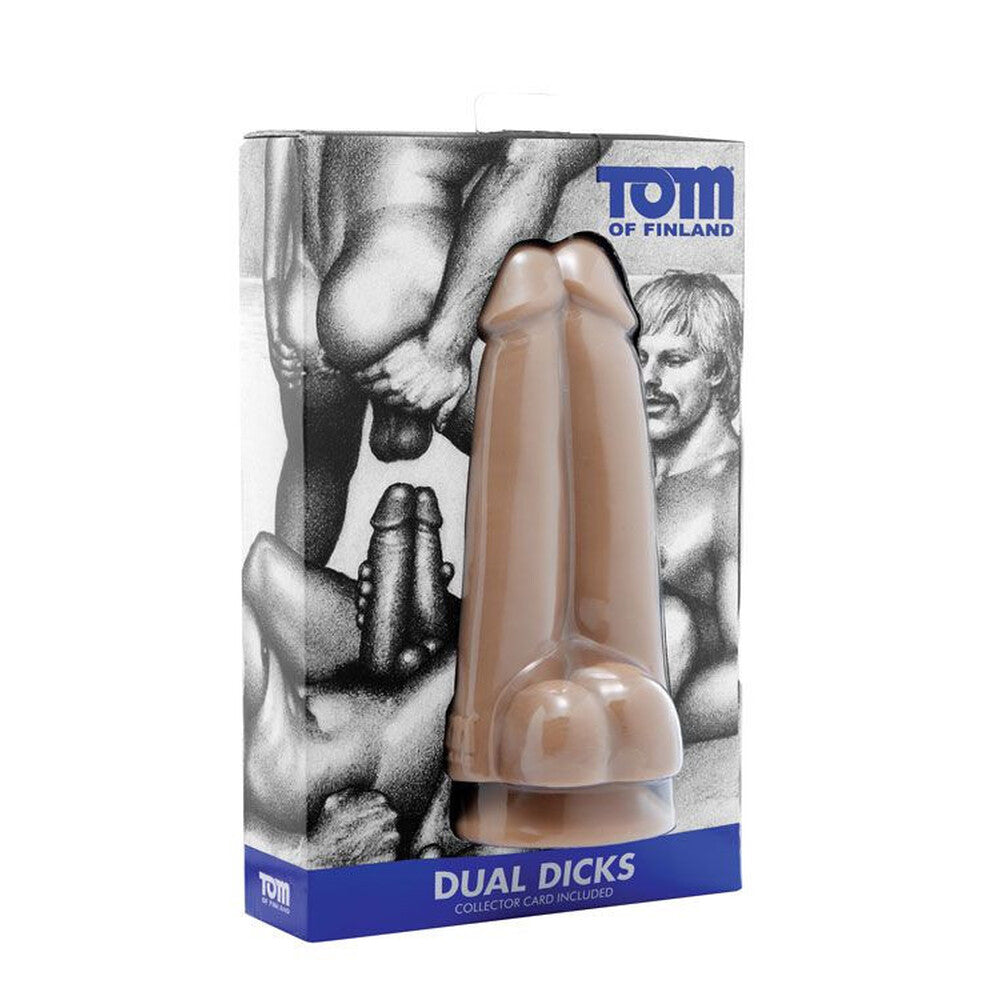 premium xr tom of finland dual dicks dildo