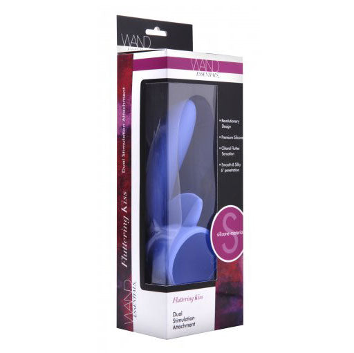premium xr wand essentials fluttering kiss dual stimlation attachment